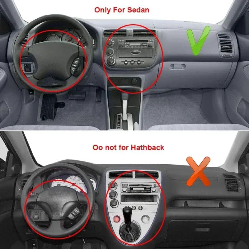 Car Dashboard Cover Non slip pad For Honda Civic Sedan 2001 2002 2003 2004 2005 LHD RHD Dash Mat Sun Shade Pad Anti-UV Cushion