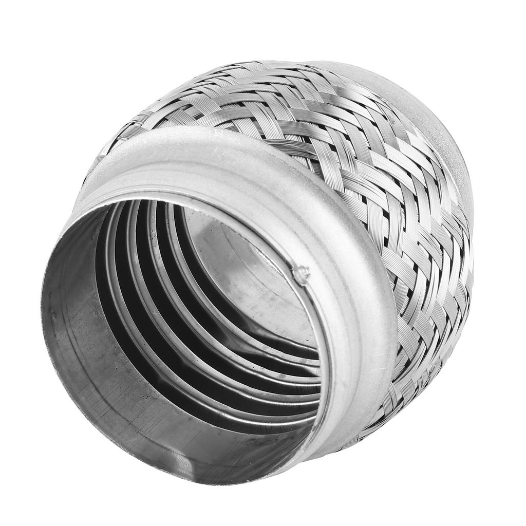 Tubo di Scarico Corrugato in Acciaio Inossidabile 3x4 pollici Intrecciato da Saldare Installazione Universale