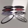 145mm Car Badge Front Grille Rear Trunk Hood Lid Logo Decor Cover Emblem For Ford Focus Mk Fiesta Ranger Mondeo S-MAX Kuga Edge