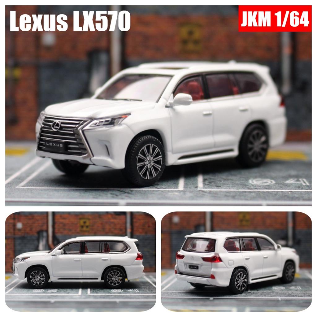 1/64 Lexus LX570 Miniature Model JKM Premium SUV Toy Car Vehicle Free Wheels Diecast Zinc Alloy Metal Collection Gift