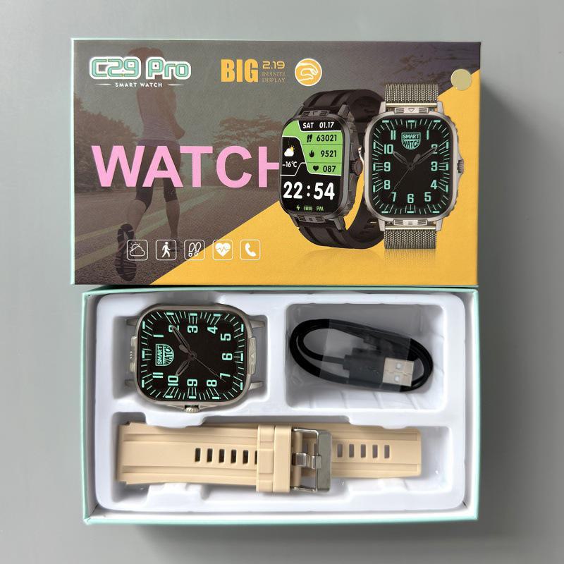 Huami GTS4 Smart Watch: Y13 Bluetooth Call, Health Monitor, Heart Rate, Exercise Tracking.