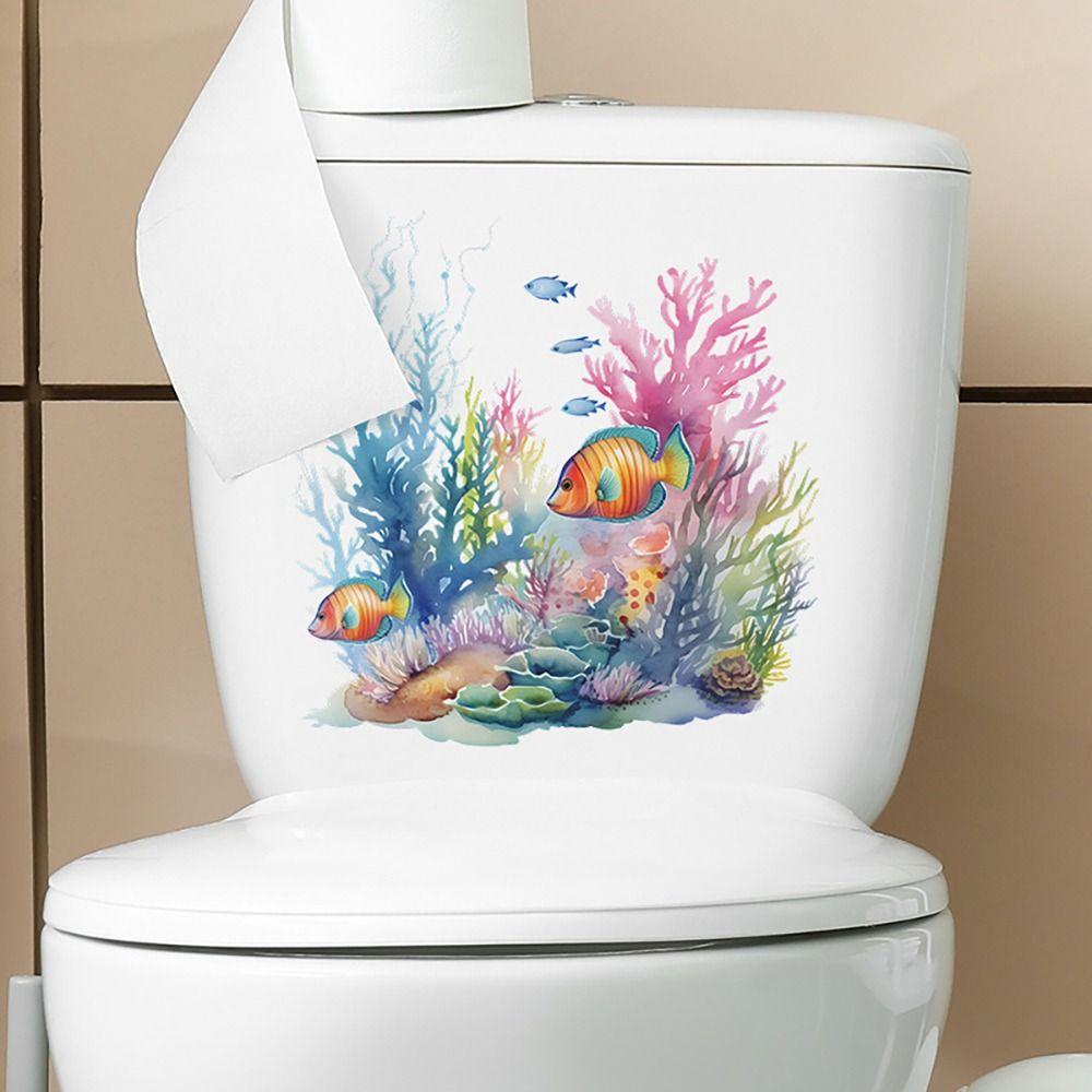 

Glow in The Dark Toilet Lid Decals Home Decor Wall Stickers Accessories Wall Decals