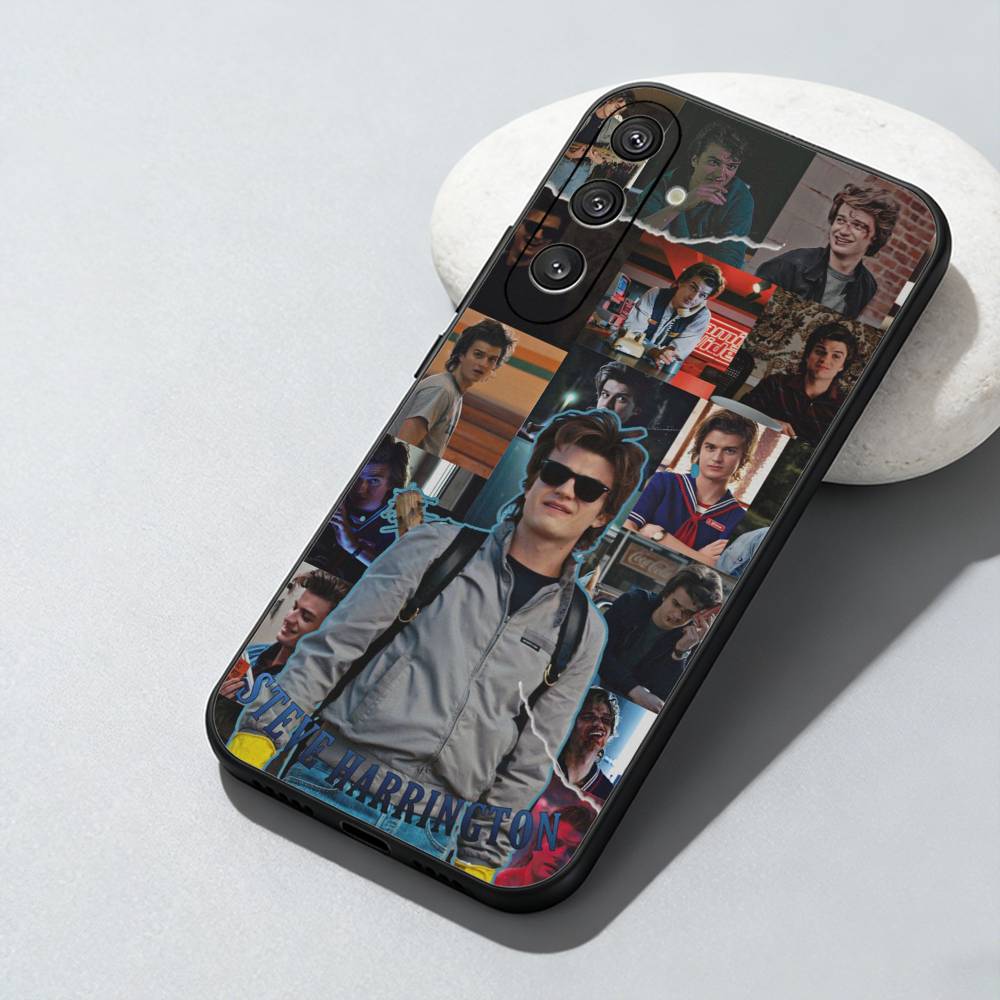 

S-Steve H-Harrington Phone Case For Samsung Galaxy A73,A72,A71,A70,A52,A51 Others Soft Black Cover Samsung a11