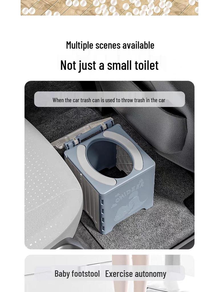 Portable Folding Children's Travel Toilet Seat and Urinal.