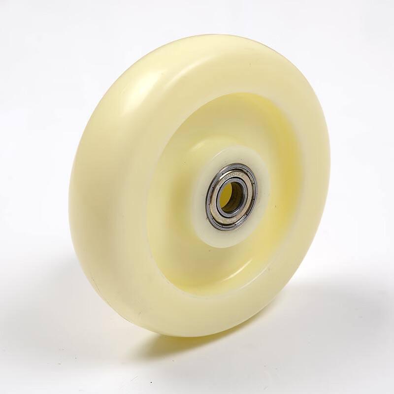 FFY Heavy-Duty White Nylon Swivel Caster Wheel