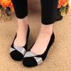 Round-toed Flat-bottom New Large-size Single Shoes, Low-cut Shoes, Casual Women's Shoes