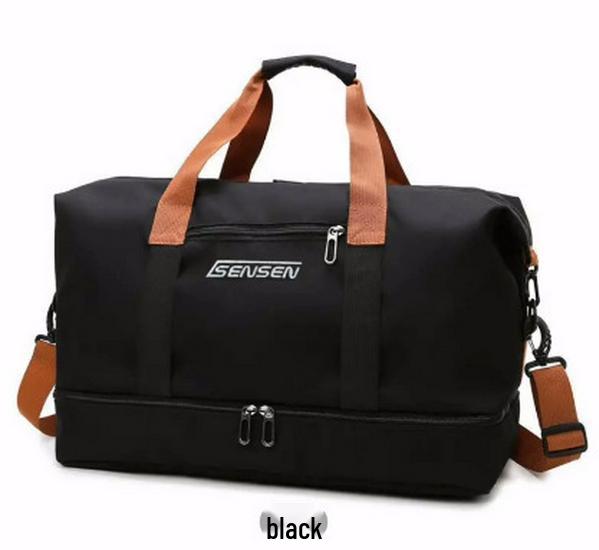 Unisex Large Capacity Canvas Travel Bag for Short Trips