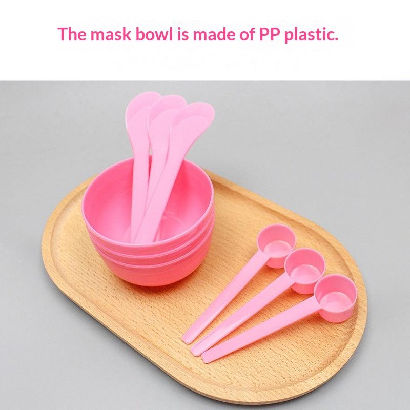 Mask Bowls Set Face Mixing Facial Masks Applicator Stirring Maker Measuring Tool Makeup Rubber Facials Bowl Tools