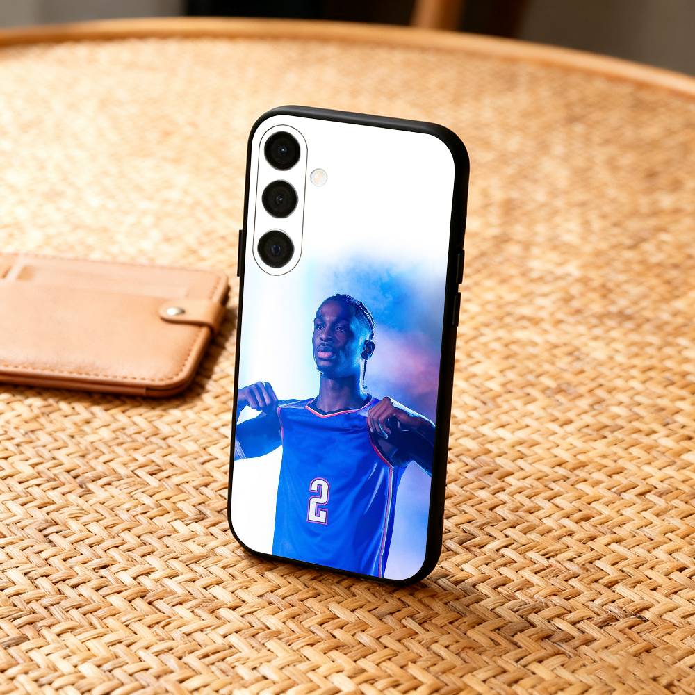 S-Shai G-Gilgeous A-Alexander  Phone Case For Samsung  A73,A21s,A22,A31,A32,A52,A53,A71,A80,Soft Black Shell
