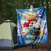 1pc, The Little Mermaid Blanket Soft and Cozy for All Seasons, Outdoor Blankets, Living Room, Travel, Camping