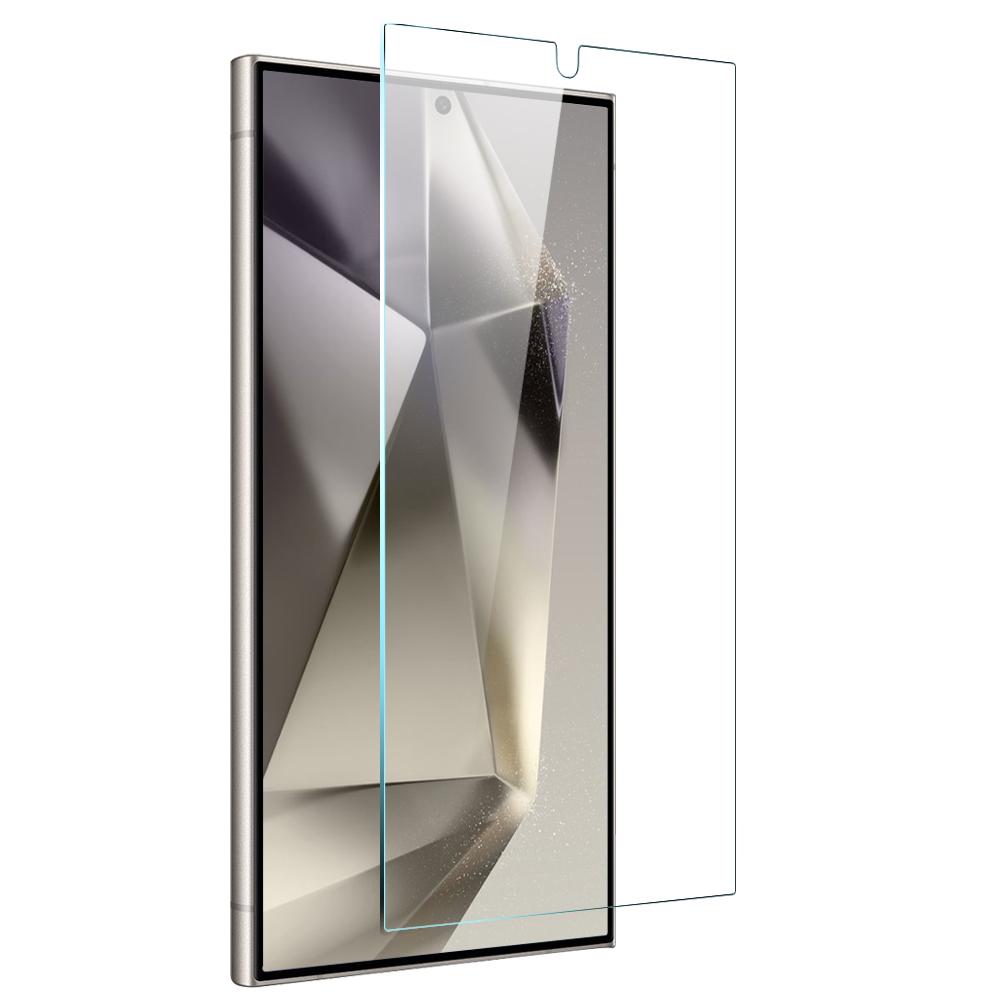 NORTHJO For Samsung Galaxy S24 Ultra TPU Phone Case+Tempered Glass Film (Support Fingerprint Unlock)