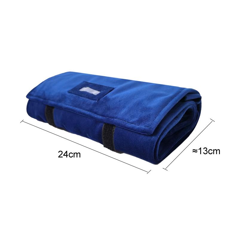 High Quality Colored Velvet Jewelry Storage Bag Ring Earrings Necklace Travel Storage Bag Plus Long Roll Bag Jewelry Storage Bag