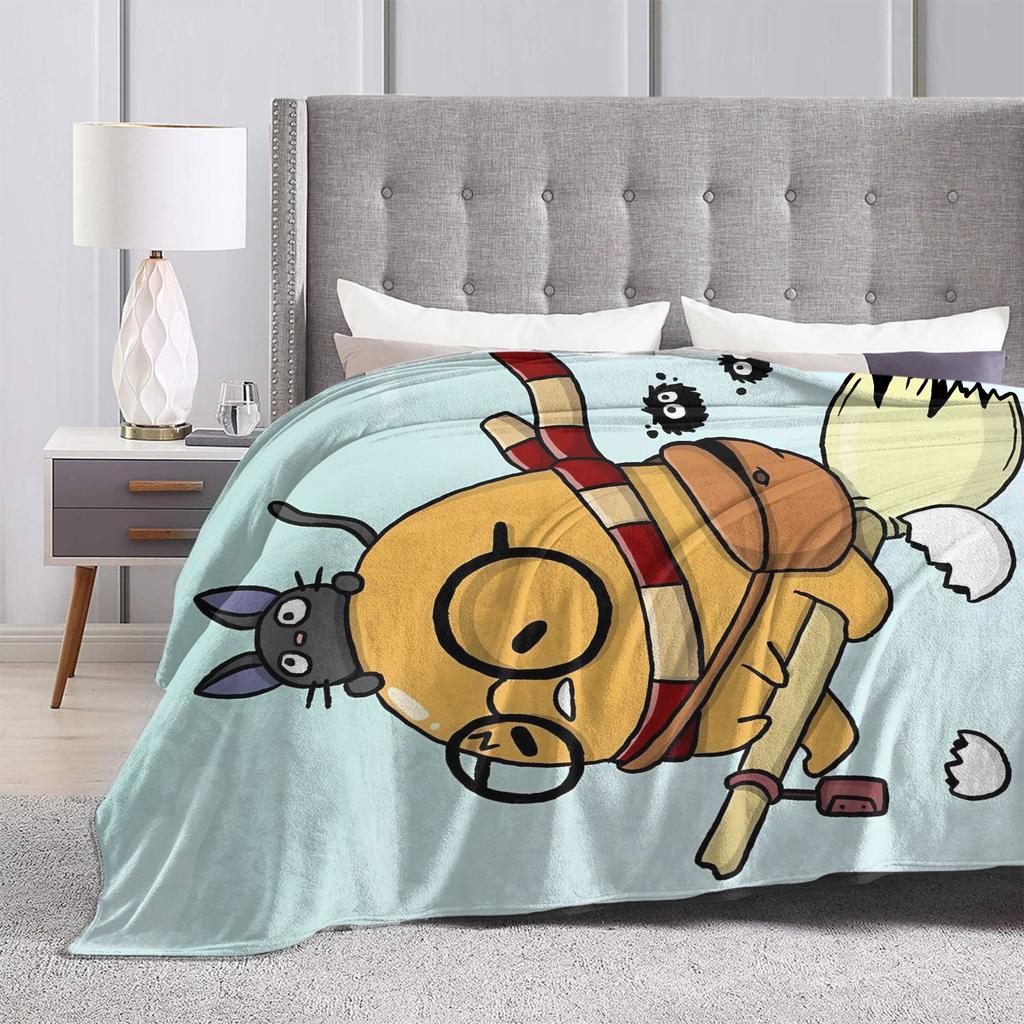 Gudetamas Potter Plush Blanket Girls Boys  Flannel Throw Blanket For Home Decor Warm Soft Custom Quality Bedspread Birthday Gift