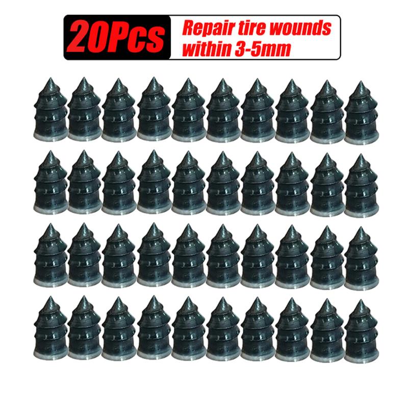 10-40Pcs/Box Vacuum Tyre Repair Nail Universal Car Motorcycle Truck BikeTire Puncture Repair Rubber Nails Tools  Accessories