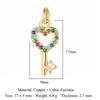 Copper Cubic Zircon Rocking Horse Bicycle Palm Charms Heart Elephant Flamingo Star Bracelet Earring Necklace Pendant