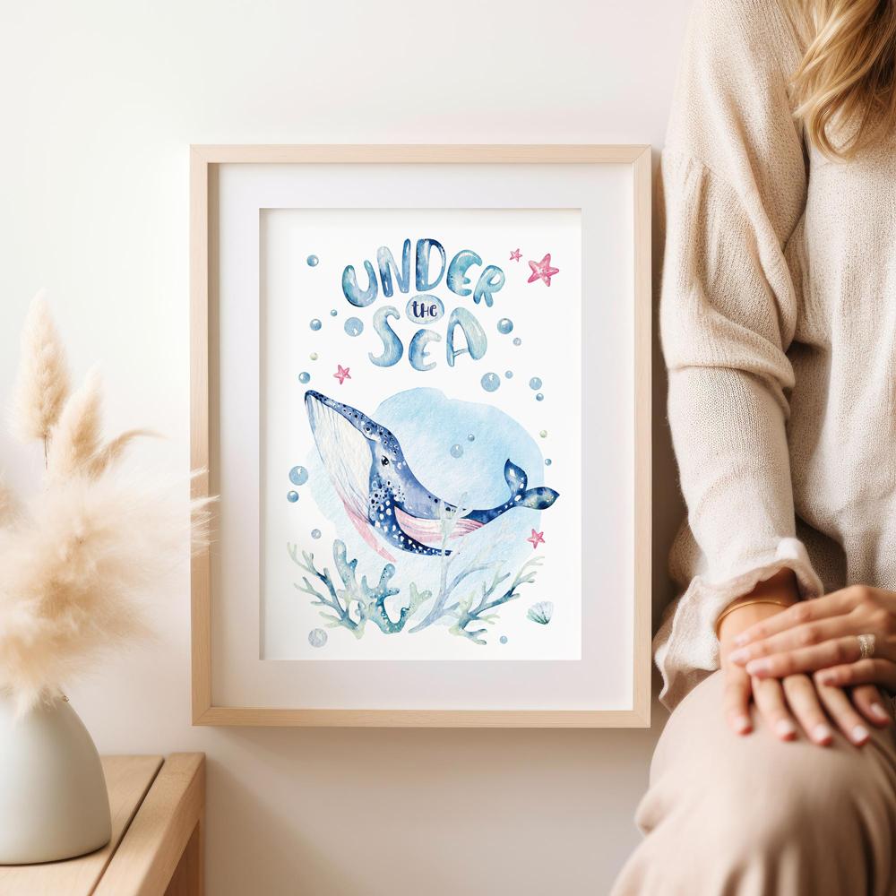 Poster Children's Room Whale Rating