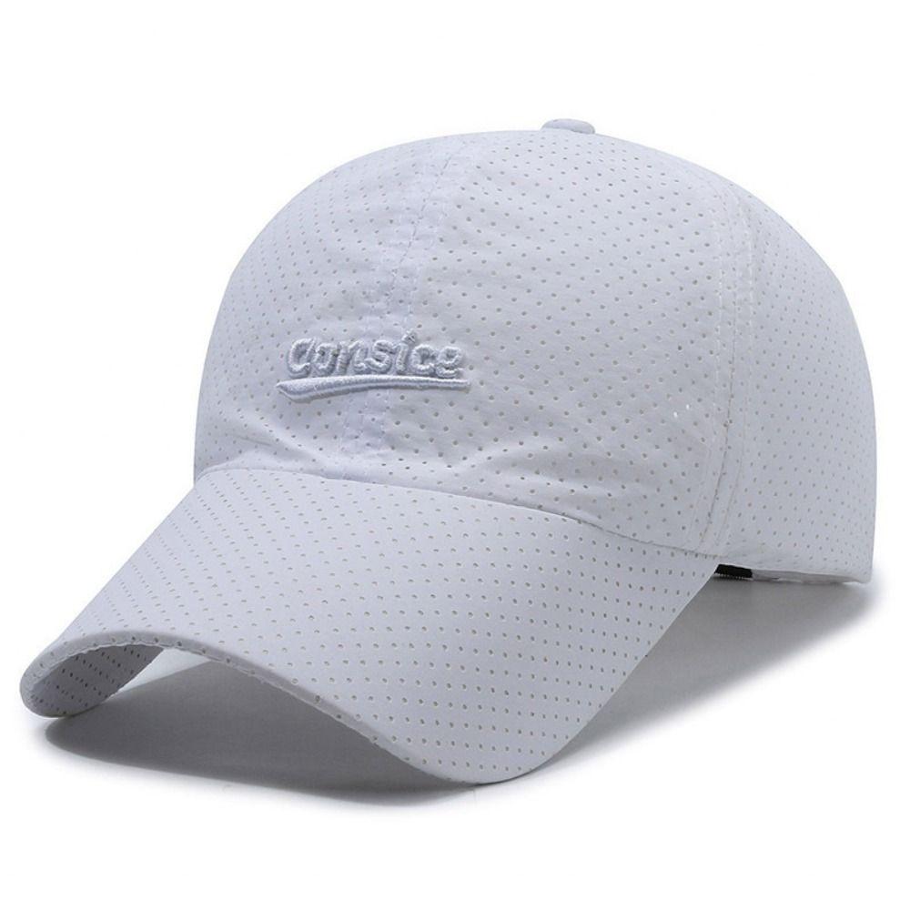 Breathable Perforated Summer Sun Hat Sun Protection Travel Sports Hat For Women Men