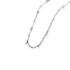 Collier pendentif rond esthétique style coréen: Design Simple à Tempérament avec Chaîne Clavicule à Perles Rondes pour Femmes