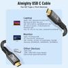 USB-C 240W Fast Charging 20Gbps Cable for 4K Devices