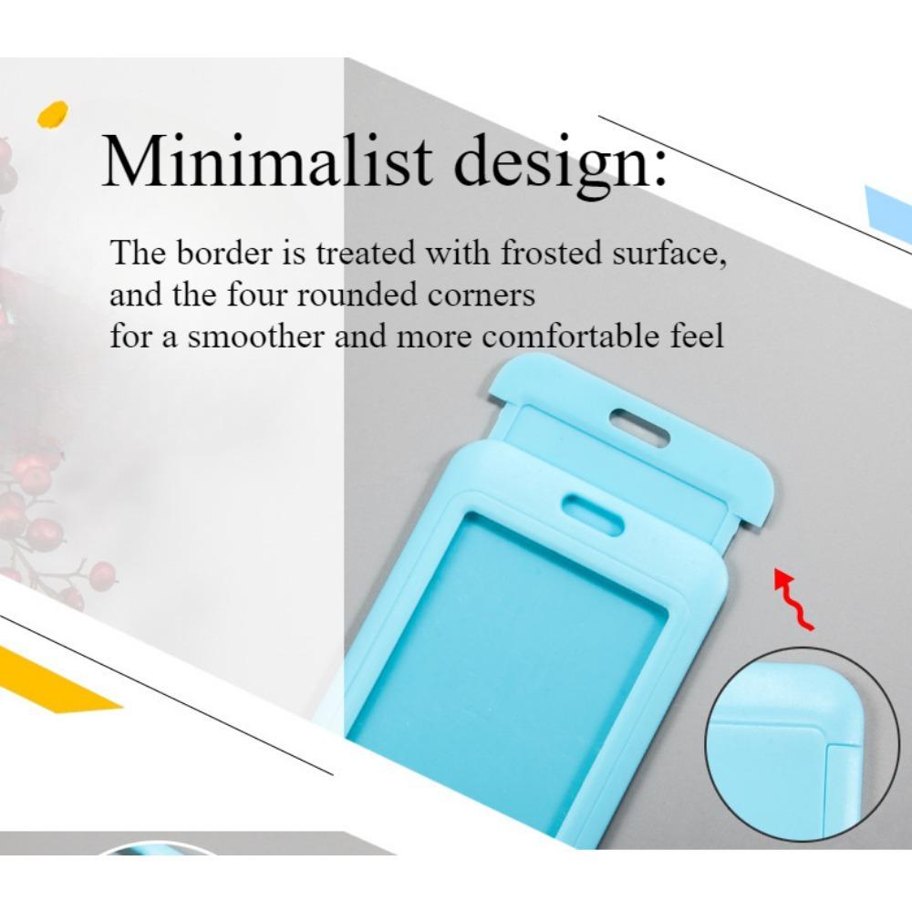 1 Pcs ID Card Holder, Work Card with Hanging Rope, Meal Card, Employee Brand, Campus Student Access Control Card, Work Card