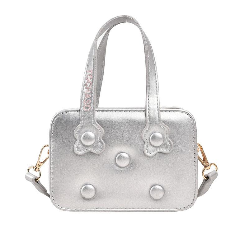 

Modern And Fashionable Kids Handbag With Unique Prints For Every Occasion срібний