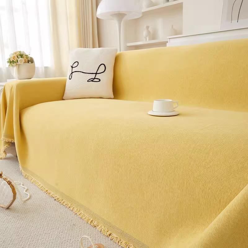 Waterproof sofa towel 2025 new four-season universal cream wind sofa cover integrated all-inclusive universal cover blanket