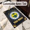 Crystal Velvet Rug Fenerbahçe FC Print Custom Name Text Floor Mat Home Decor
