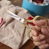 Stainless Steel Craft Scissors for Tea Ceremony, Beauty, Office, Sewing, Embroidery, and Flowers.