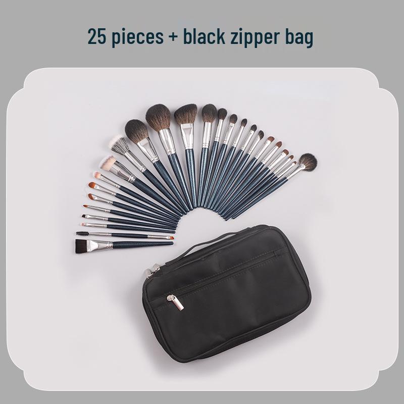 29-teiliges Tierhaar Make-up Pinselset: Nasenkontur-, Lidschatten-, Lippen-Concealer-Pinsel für professionelle Maskenbildner
