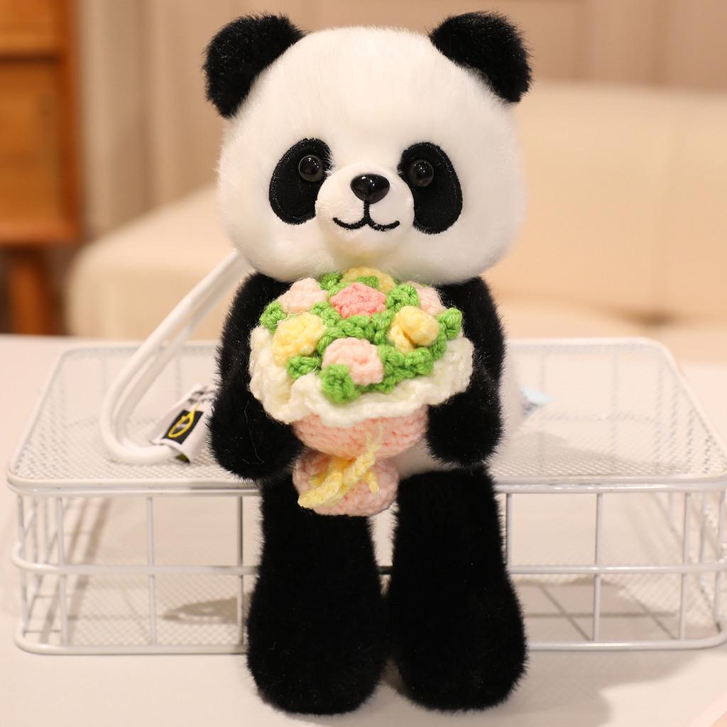 Fox Rabbit Panda Themed Plush Keychain Toy Hamster Flower Soft Pp Cotton Gift