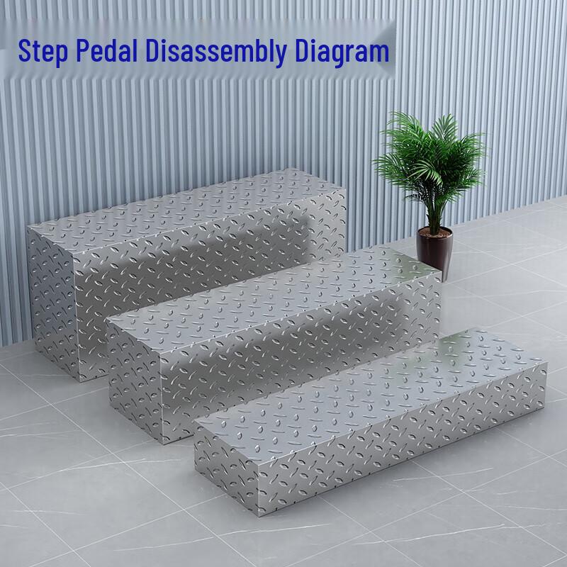 Jundingying Industrial Stainless Steel Anti-slip Step Stool