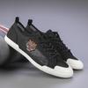 Sale Canvas Men Shoes Embroidered Tiger Shoes Men Casual Loafers Classic Black White Slip On Footwear Male Designer Sneakers