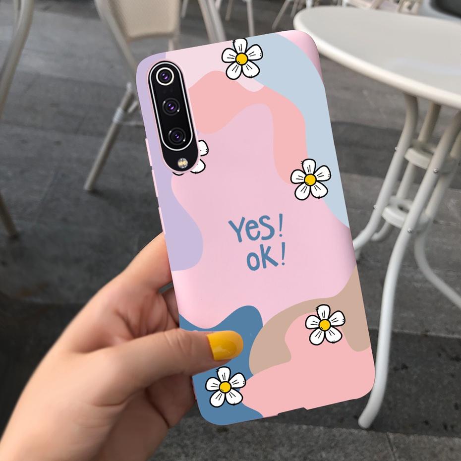 Lovely Printing Jelly Phone Case For Xiaomi Mi 9 SE Mi9 Soft Silicone TPU Back Cover For Xiaomi Mi 9 Lite Mi 9SE 9 SE Bumper