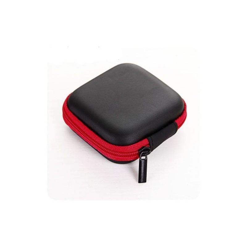 

Durable And Stylish Earphone Storage Pouch Perfect For On-the-go! RoseRed