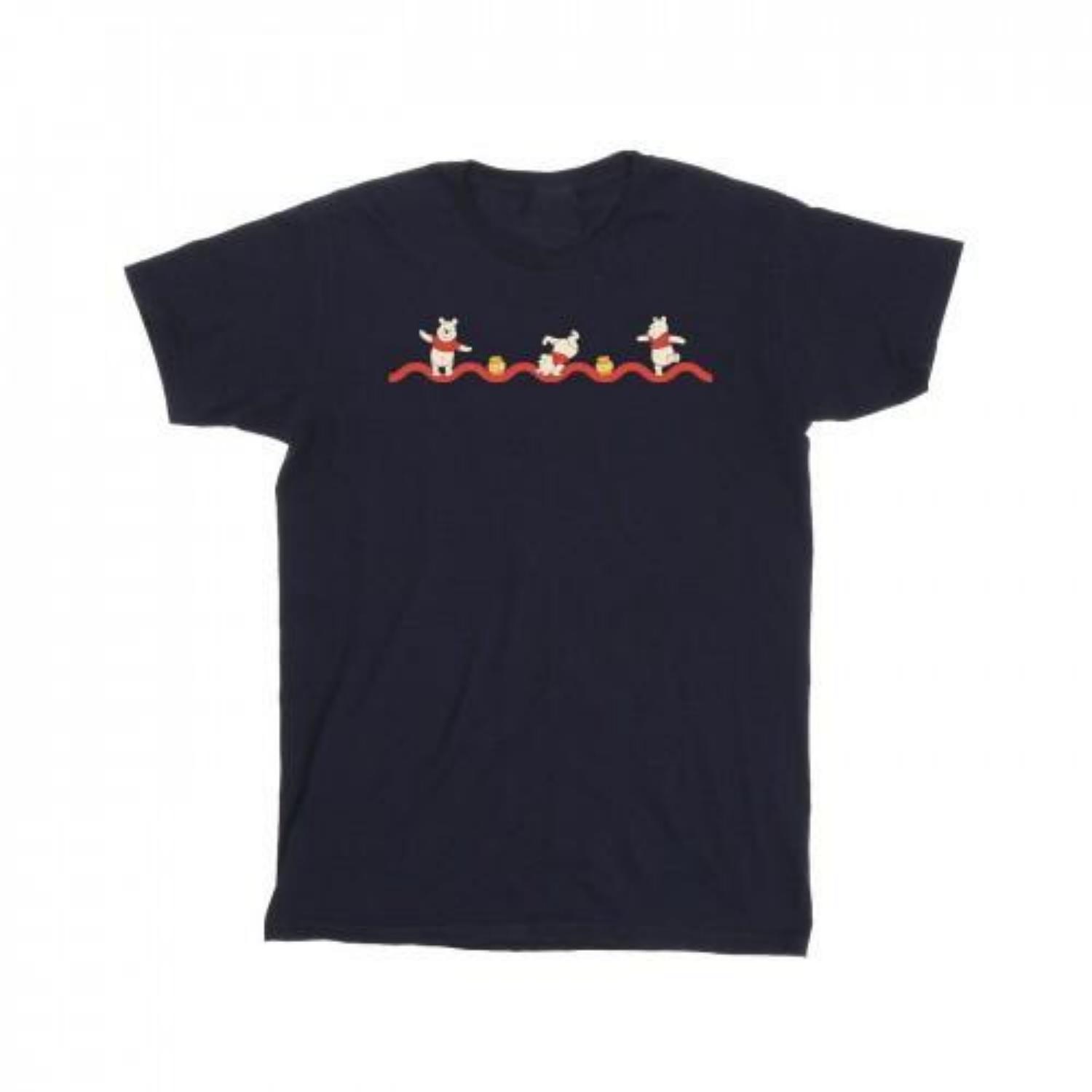 Disney Mens Winnie The Pooh Hunny Line T-Shirt XXXXL