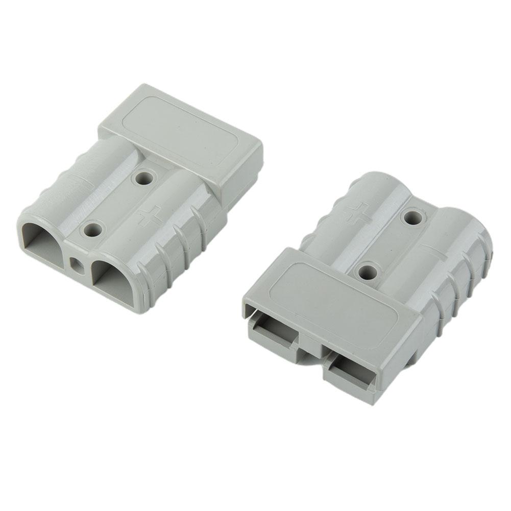 1 Pair Current Connectors 48x37mmx16mm 50A Copper Silver