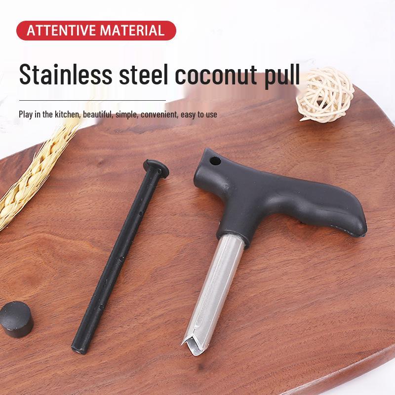 Stainless Steel Young Coconut Opener Drill Tool