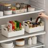 Transparent Desktop Storage Box for Kitchen Condiments Removable Spice Rack Modern Simplicity Design