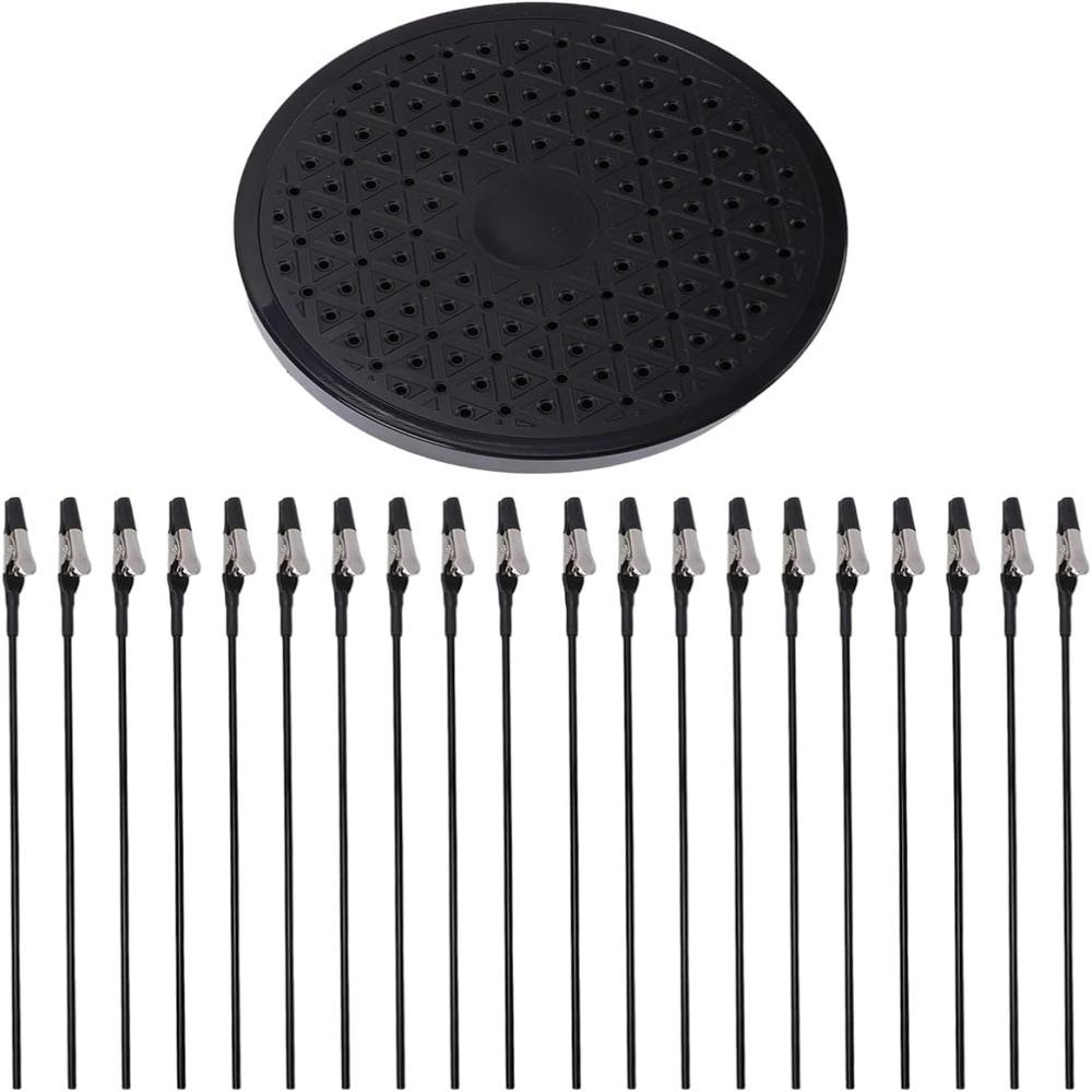 20 Bendable Clips Model Painting Stand 360 Degree Rotation Model Painting Kit  For Hobby Modeling