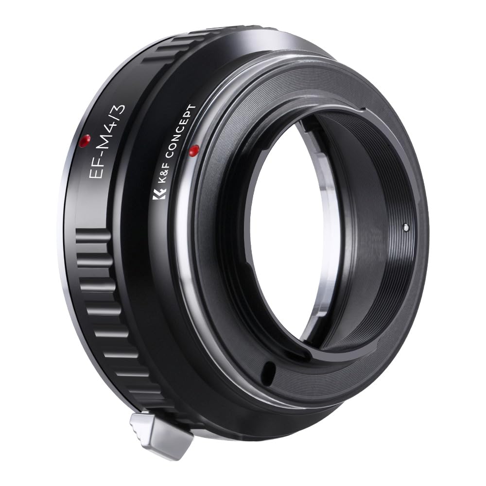 Concept Lens Mount Adapter for Canon EF Mount Lenses to Micro Four Thirds Mount Micro Mount Adapter Ring K&F EOS-M4/3 Cameras, 4/3