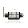 (4) Blue 4-SMD CAN-bus 1.72-Inch 41mm LED Festoon Interior Map Replacement Bulbs