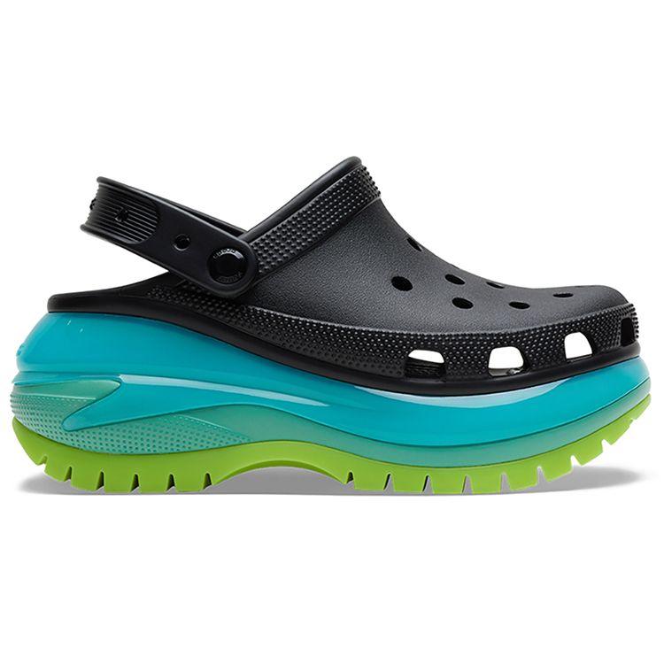 Crocs Lightweight Breathable EVA Clogs Unisex Footwear Black Blue 207988-0C4