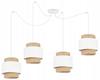 Hanging Lamp, Ceiling Chandelier, Lampshade, Boho Juta