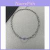 Stainless Steel Layered Chain Necklace With Geometric Design For Unisex Fashion Accessory
