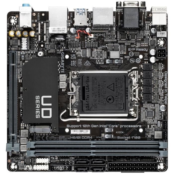 Carte mère - GIGABYTE - H610I DDR4