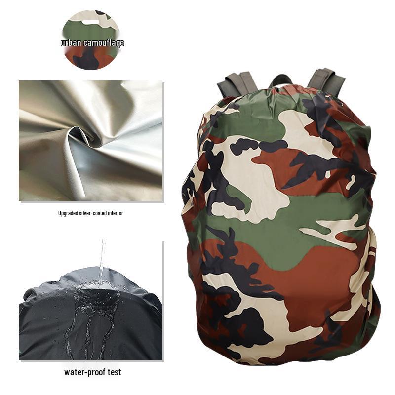 

Waterproof Camouflage Tactical Backpack with Rain Cover, 70-80L for Outdoor Sports, Mountaineering, Hiking & Cycling. 25L