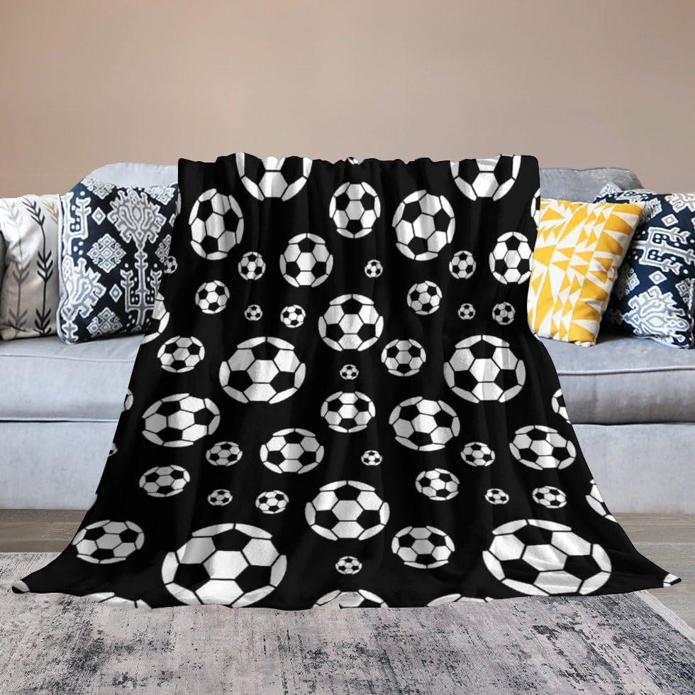 Sports enthusiast pattern Printed Blanket for Sofa Bed Travel Camping Living Room Office Conditioning Blanket