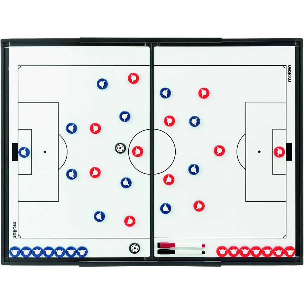 Molten SF0100 Soccer Tactical Board Large Size Portable Lightweight Coaching Tool