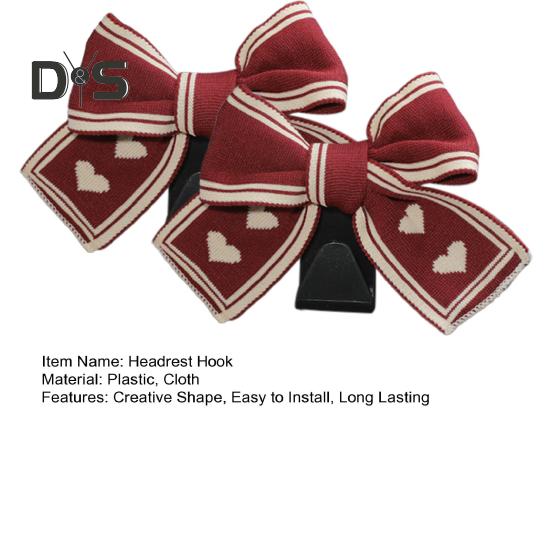 1/2 buc cârlige pentru tetiere auto, cârlige pentru geantă de mână, universale, instalare ușoară, design drăguț cu arc, cârlige de depozitare, decor interior auto