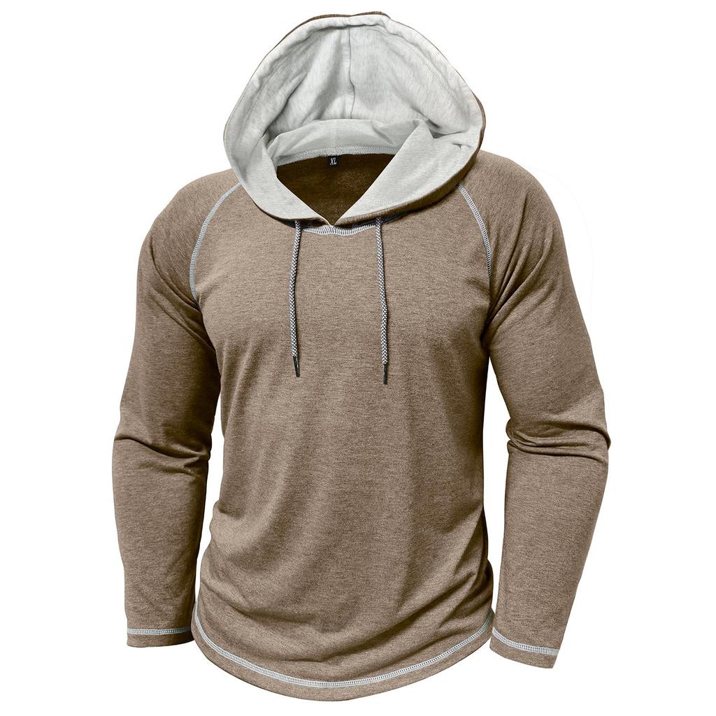 Men’s Hoodies Long Sleeves Shirts Autumn Spring Casual Tops Sportswear Sweatshirt Vintage Classic T Shirt